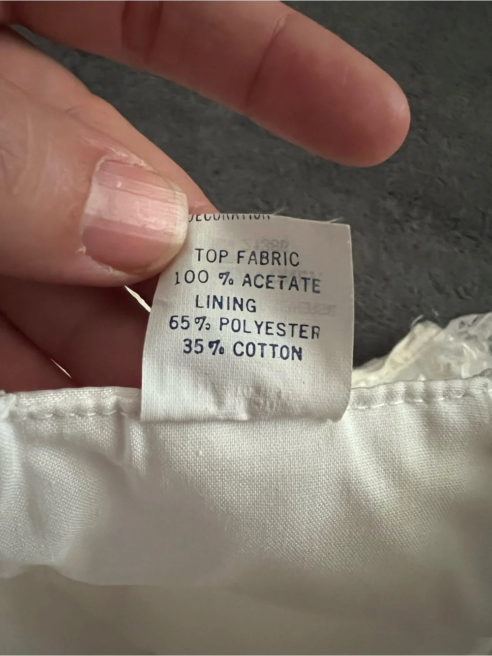N/A vintage white